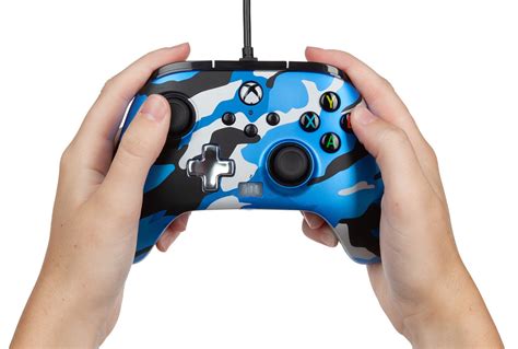 PowerA Xbox Enhanced Wired Controller (Chrome Camo Blue) | Xbox Series ...