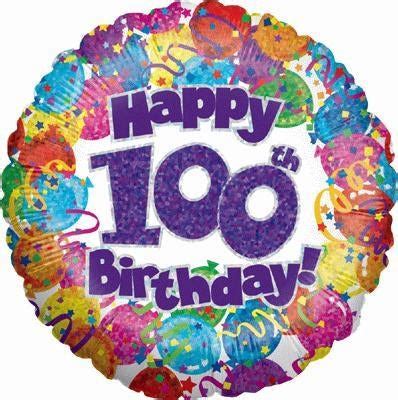 100th Birthday Balloon – Abi's Arrangements