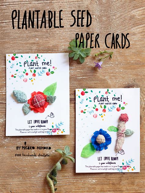 DIY Plantable Seed Paper Cards ⋆ Handmade Charlotte