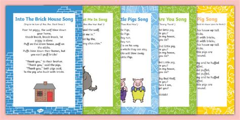 The Three Little Pigs Songs (teacher made)