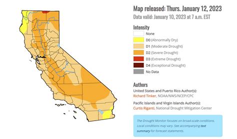 Map: See How California Drought Conditions Improved – NBC Los Angeles