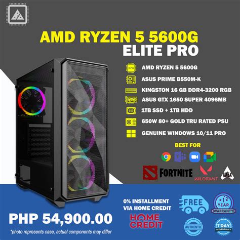 ELITE PRO: AMD RYZEN 5 5600G PACKAGE – BlueArm Computer Store