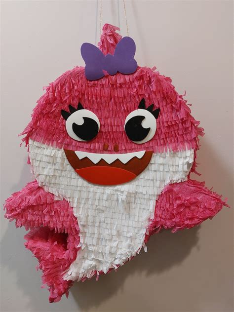 Baby Shark Pinata Girl Baby Shark Pinata Ready to Ship - Etsy