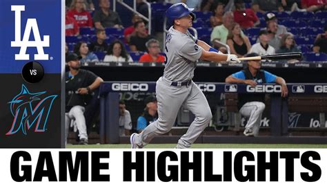 Dodgers vs. Marlins Game Highlights (8/29/22) | MLB Highlights - YouTube