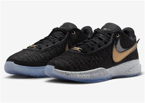 Nike LeBron 20 Black Gold Release Details · JustFreshKicks