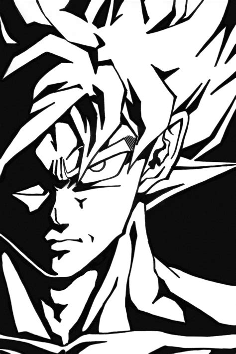 Free Dragon Ball Z Black And White Picture, Download Free Dragon Ball Z Black And White Picture ...