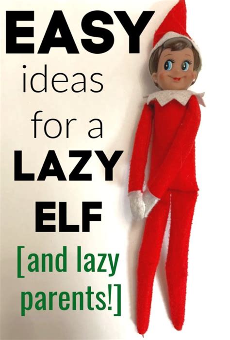 Elf on the Shelf Ideas for a Lazy Mom Like Me