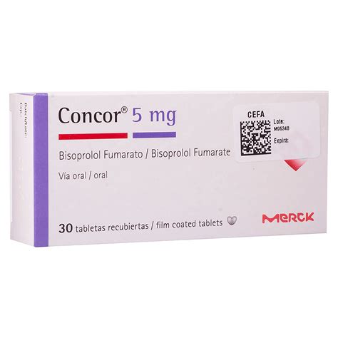 Comprar Concor 5 Mg X30 Tabletas | Walmart Guatemala