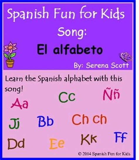 Alphabet Song in Spanish | Learning spanish for kids, Alphabet songs ...