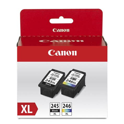 Canon PG245XL CL246XL Original Ink Cartridge Black and Color Combo (8278B006)