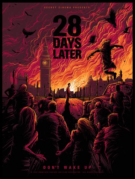 28 Days Later... by Dan Mumford - Home of the Alternative Movie Poster -AMP-