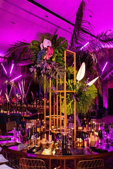 Epic Jungle Themed Party Inspiration from Engage19 Nizuc - Perfete | Cocktail party themes ...