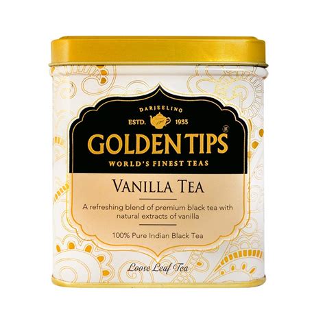 Golden Tips Vanilla Flavour Black Tea , Tin Can 100g: Amazon.in: Grocery & Gourmet Foods