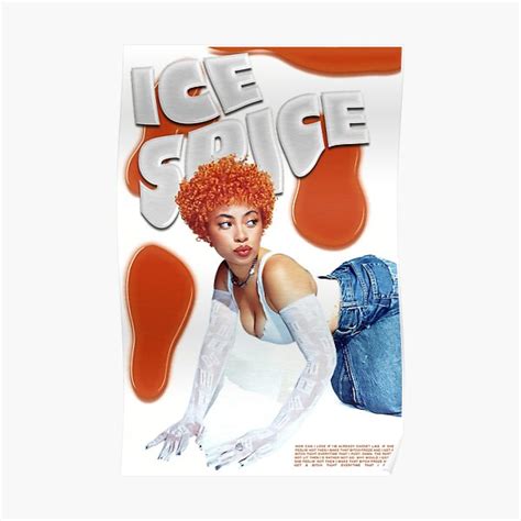 "Ice Spice" Poster for Sale by grainski | Redbubble