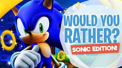 Sonic - Would You Rather? Workout | Brain Break | This or That | GoNoodle - YouTube | Fun games ...