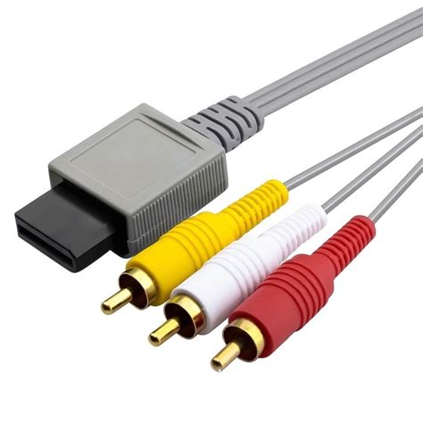 Audio Video RCA AV Cable Cord for Nintendo Wii/Wii U/Wii mini Console | Buy Cables & Adapters ...