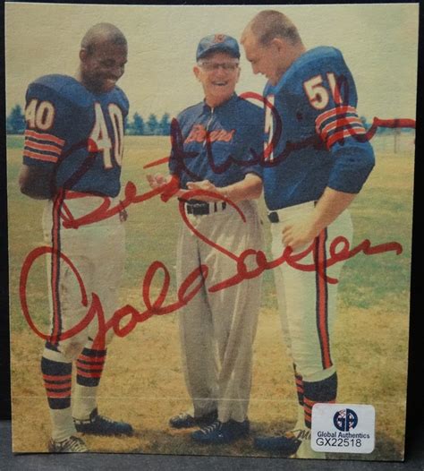 Gale Sayers - Autograph Live