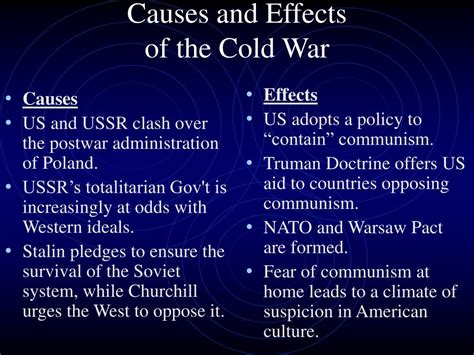 💌 Cold war causes and effects. Cold War Cause And Effect Essay. 2022-10-17