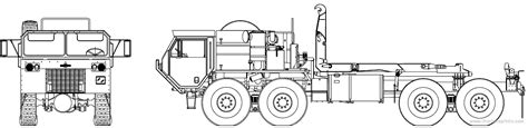 Oshkosh HEMTT M1977 A2 CBT truck (2006) - drawings, dimensions, figures | Download drawings ...