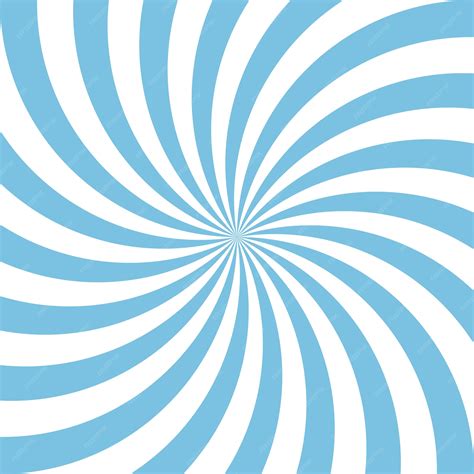 Fondo espiral abstracto azul y blanco. | Vector Premium