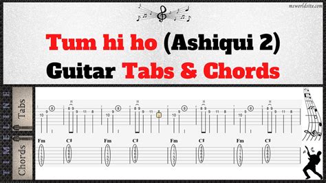 Tum Hi Ho Guitar Tabs and Chords - Aashiqui 2 | msworldsite.com - YouTube