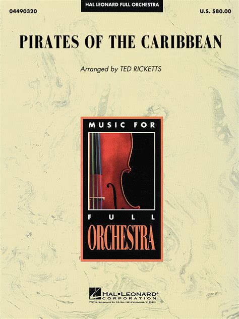 Pirates of the Caribbean: Hl Full Orchestra - Chamberlain Music