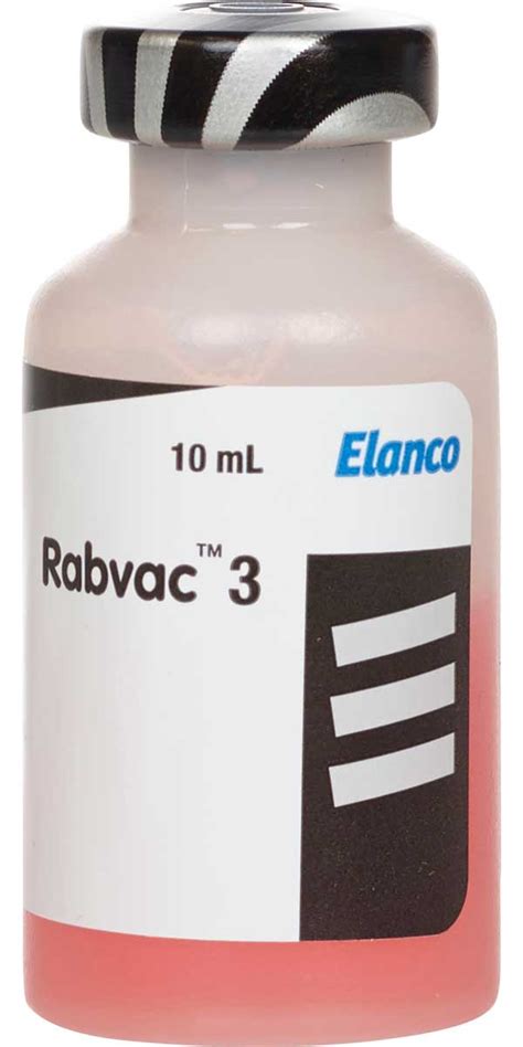 Rabvac 3 Rabies Vaccine for Dogs, Cats and Horses Elanco Animal Health ...