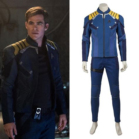 Star Trek Beyond Captain Kirk Uniform Cosplay Costume Full Set in 2020 | Star trek uniforms ...