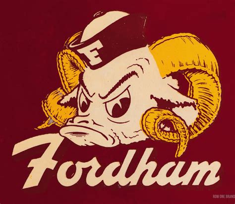 Vintage Fordham Ram Mascot Art - Row One Brand