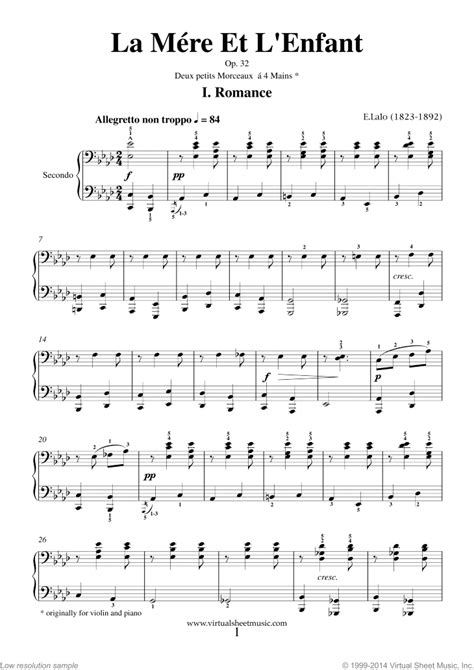 Edouard Lalo - Free sheet music in PDF, MP3 & Midi