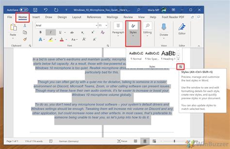 How To Remove Or Clear Formatting In Microsoft Word | windowbiz