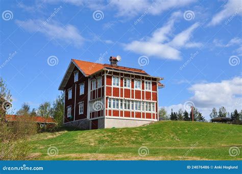 Swedish architecture stock photo. Image of gras, estate - 24076486