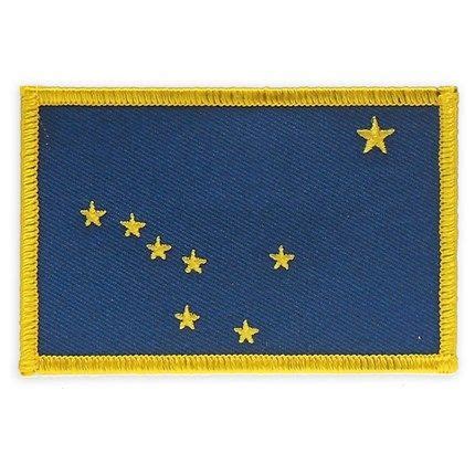 Patch - Alaska State Flag | Embroidered patches, State flags, Patches