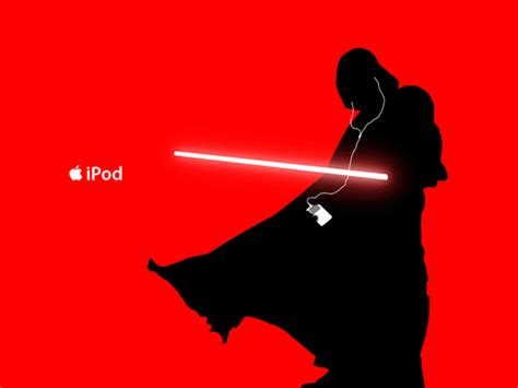 Animated Star Wars Apple iPod Silhouette Ad | Obama Pacman - Clip Art Library