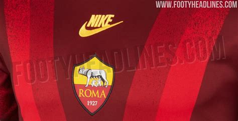 HQ Pics: Nike AS Roma 19-20 Champions League Pre-Match Jersey Leaked ...