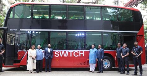 India's First Electric Double Decker Bus Switch EiV 22 Unveiled - Latest Car News, Bike news ...