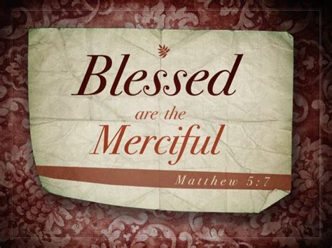 Blessed are the_merciful