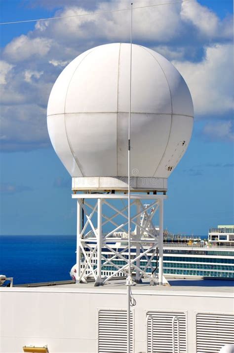 Radar antenna editorial stock photo. Image of industry - 37720288