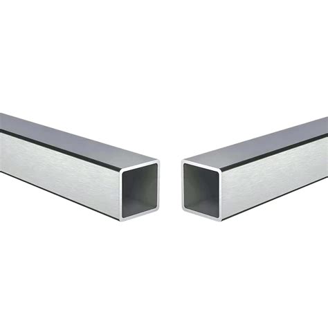 Buy Stainless Steel Square Tubing Tube 20mm x 20mm x 2mm x 300mm, 0.8" x 0.8" x 4/5" x 11.81 ...