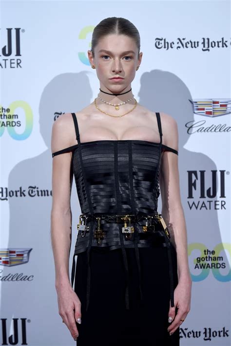 Hunter Schafer's Black Bustier Givenchy Dress and Gold Belt | POPSUGAR Fashion UK Photo 7