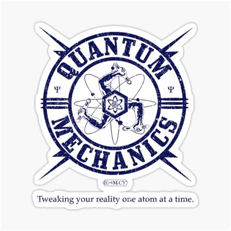 "Quantum Mechanics Logo" Sticker by GUS3141592 | Redbubble