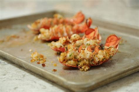 Baked Stuffed Maine Lobster Tails - Maine Lobster Recipe