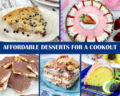 Affordable Desserts for a Cookout - Just A Pinch