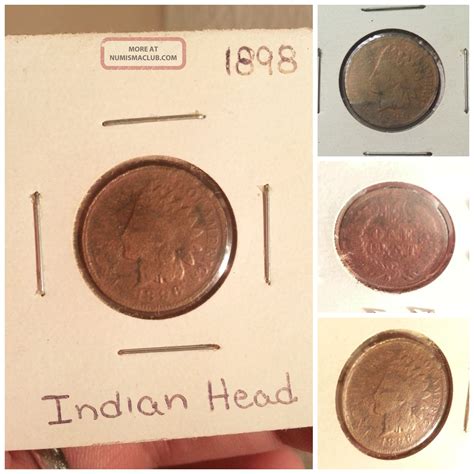 1898 Indian Head Penny Coin