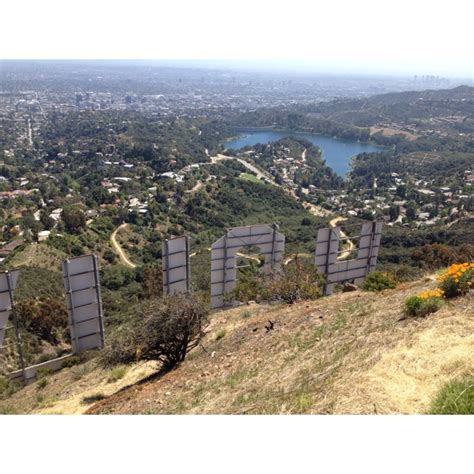 This is a Hollywood sign view for those who really know it. I took many runs up here through the ...