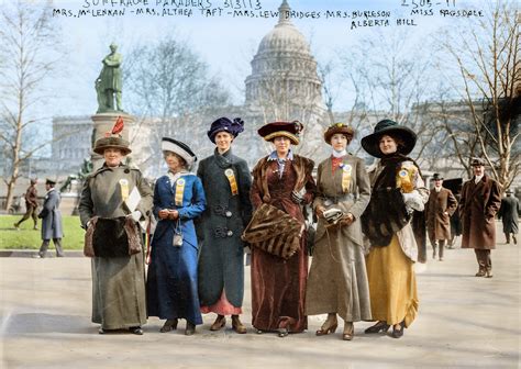 Women's Day—See Colorized Vintage Photos of Suffrage Marches | Time