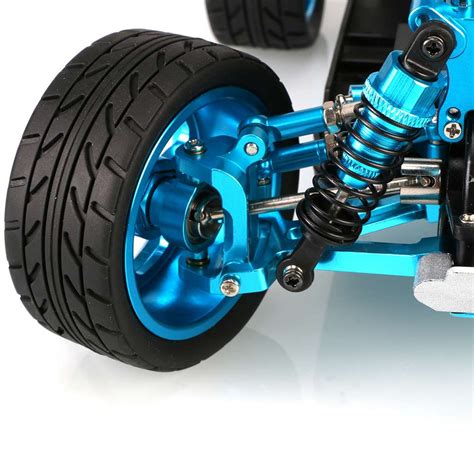 Upgrade Full Metal Chassis Wltoys RC Vehicle Car Model Parts Kit Blue