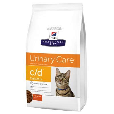 Hills Prescription Diet Feline c/d Urinary Care Multicare Dry Cat Food ...