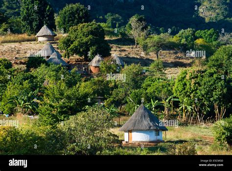 Adobe houses, Thohoyandou, Venda, Vhembe District, Limpopo Province, South Africa Stock Photo ...