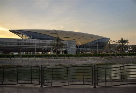 Mall of the Emirates Metro Station during Sunset Editorial Stock Photo ...